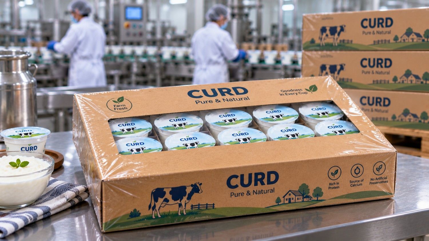 Curd cups